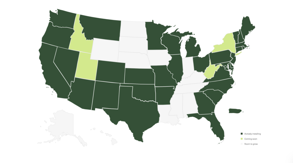 Solar Solution Available for 34 States. Our company is based in America.